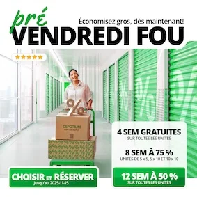 Depotium Mini Entrepôt - Saint Antoine  Promotion