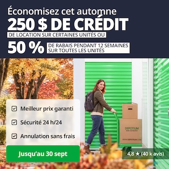Depotium Mini Entrepôt - Saint Antoine  Promotion