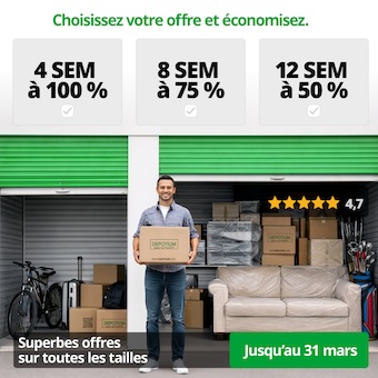 Depotium Mini Entrepôt - Saint Antoine  Promotion