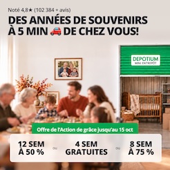 Depotium Mini Entrepôt - Saint Antoine  Promotion